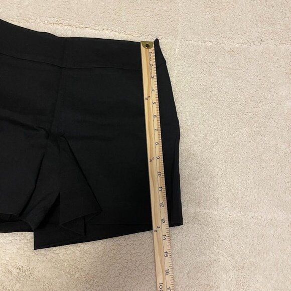 Black Womens Mid-Rise Dress Shorts M Korye Rayon/Nylon/Spandex Blend Stylish & C - Picture 6 of 8